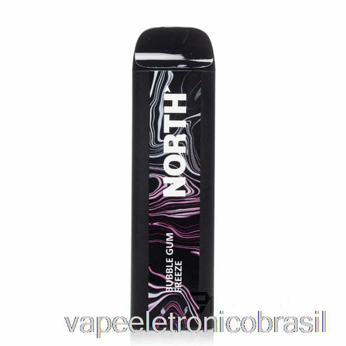 Vape Eletronico North 5000 Descartável Bubblegum Freeze